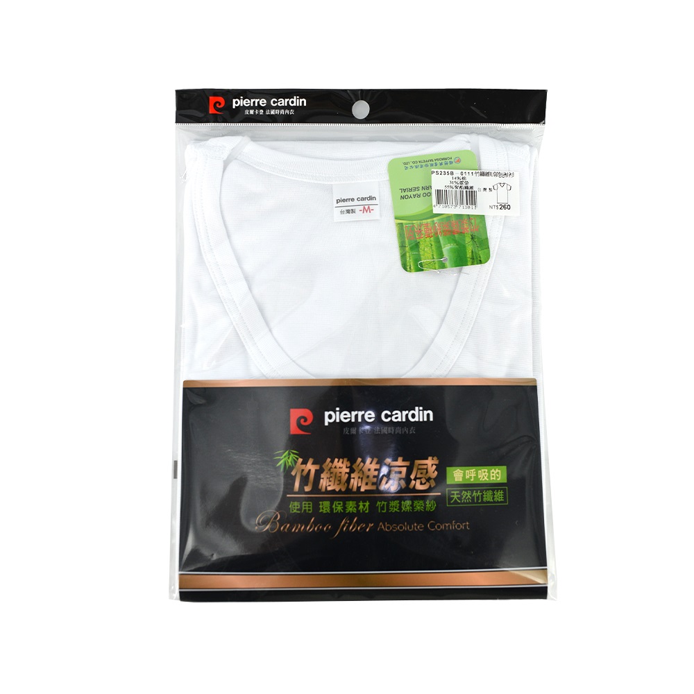 PC-竹纖維U領短袖衫, , large